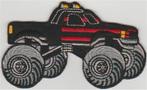 Monstertruck stoffen opstrijk patch embleem #2, Envoi, Neuf