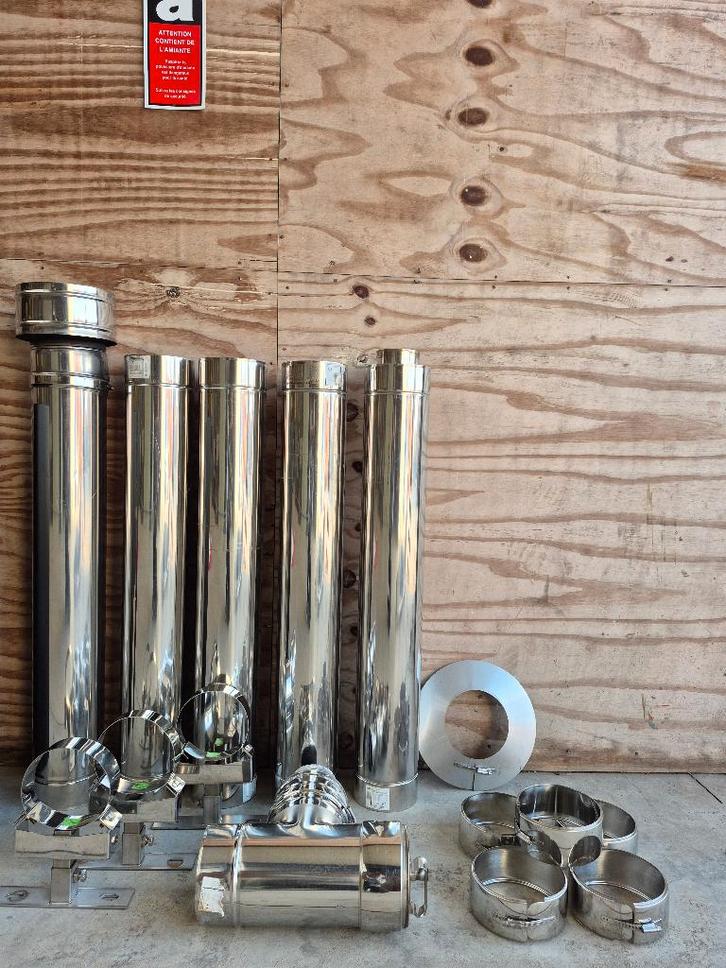 Conduit de cheminée double paroi, Maison & Meubles, Cheminées, Enlèvement