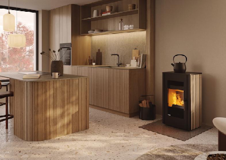 Houtkachel Rika Moka, Maison & Meubles, Accessoires pour la Maison | Autre, Neuf, Enlèvement ou Envoi, Multicolore, Autres matériaux