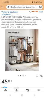 Armoire ouverte, portemanteau, tringle à vêtements, penderie, Enlèvement, Comme neuf