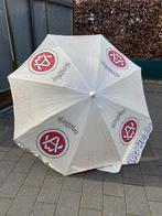 Paraplu Westmalle Trappist voor terras, Ophalen, Verstelbaar, Zo goed als nieuw, 1 tot 2 meter