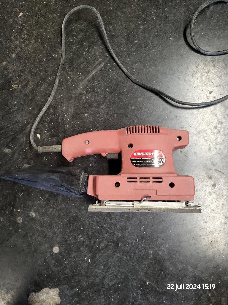 vlakschuurmachine, Bricolage & Construction, Outillage | Ponceuses, Enlèvement, Ponceuse orbitale