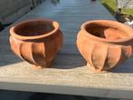 Terracotta bloempotten, Tuin en Terras, Ophalen, Steen, Minder dan 30 cm, Rond