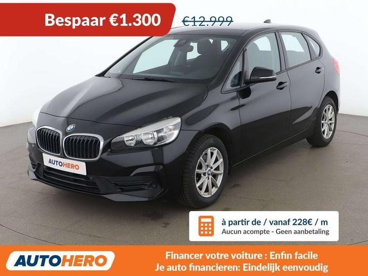 BMW 2 Serie 216 216d Active Tourer Advantage (bj 2019), Auto's, BMW, Te koop, 2 Reeks Active Tourer, ABS, Airbags, Airconditioning