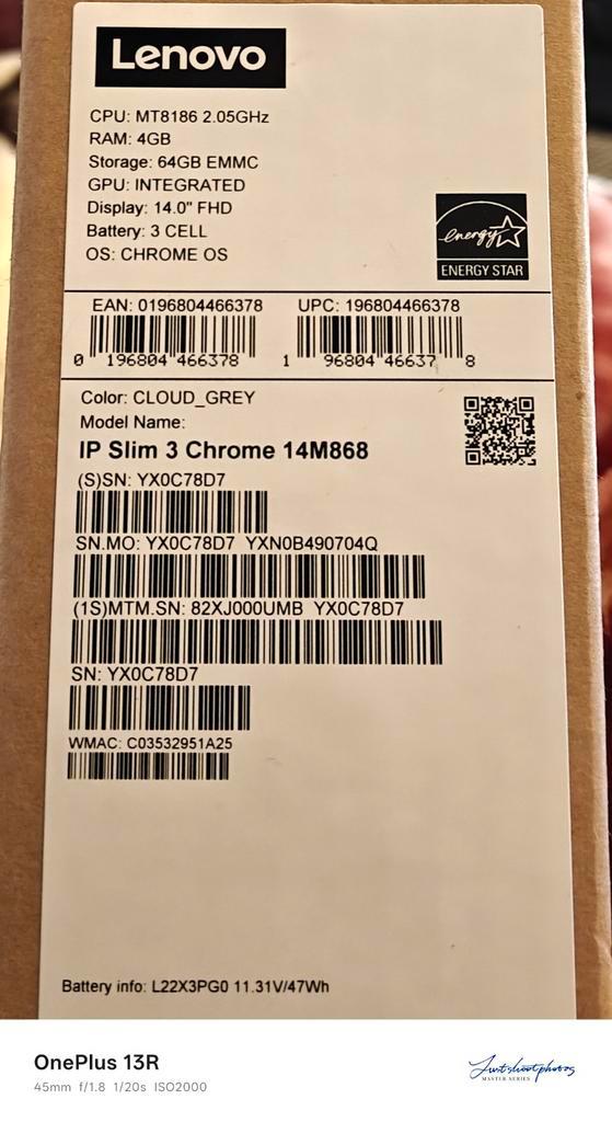 Lenovo Chromebook laptop te koop, Informatique & Logiciels, Disques durs, Laptop, Enlèvement