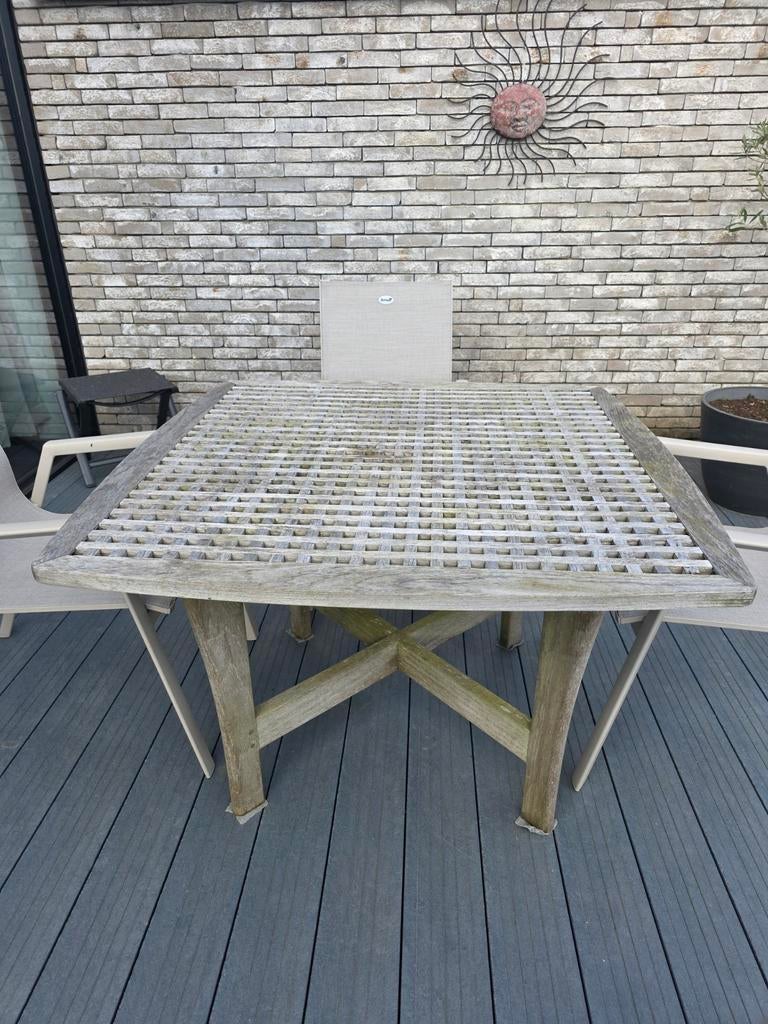 table en teck, Jardin & Terrasse, Ensembles de jardin, Enlèvement