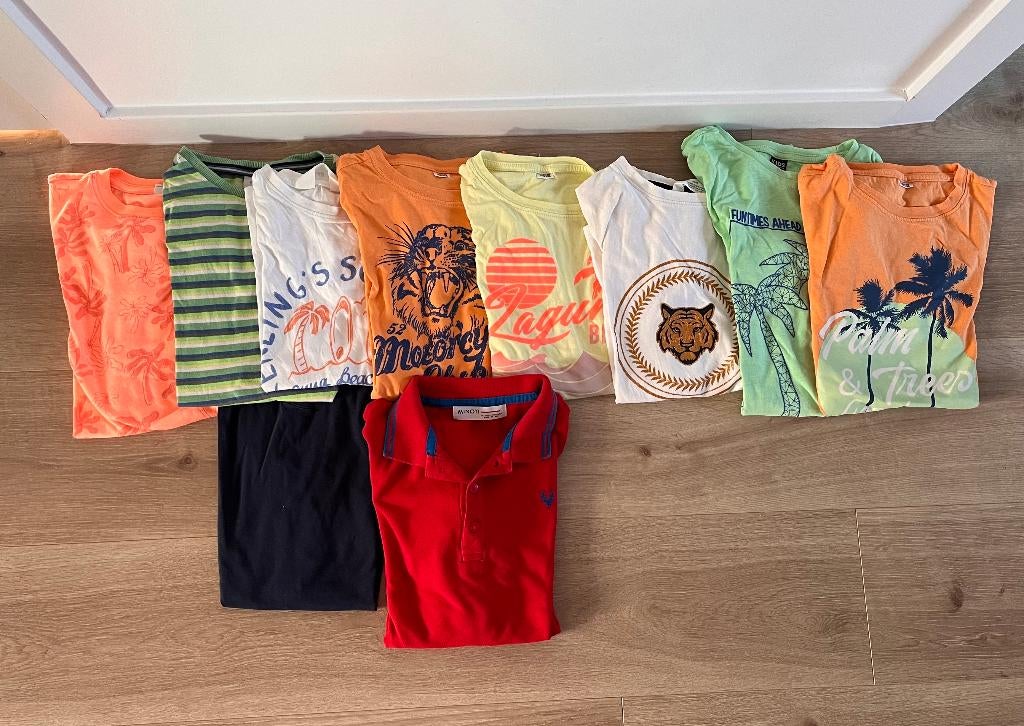 volle verhuisdoos met hippe & trendy jongenskleding maat 146, Kinderen en Baby's, Kinderkleding | Maat 146, Gebruikt, Jongen, Overige typen