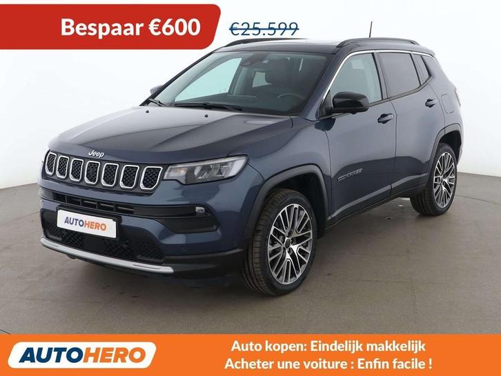 Jeep Compass 1.3 T4 4xe Plug-in Hybrid Limited (bj 2023), Auto's, Jeep, Te koop, Compass, 360° camera, 4x4, ABS, Achteruitrijcamera