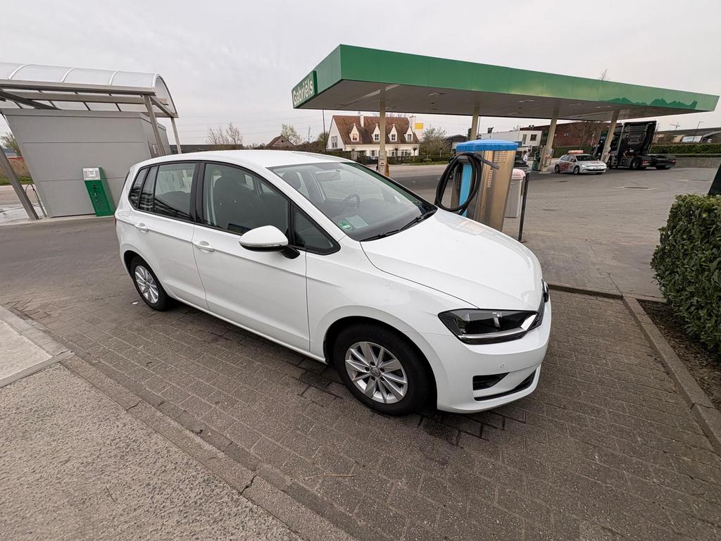 Vokkswagen golf sportvan, Auto's, Volkswagen, Voorwielaandrijving, Elektrische ramen, Wit, Golf Sportsvan