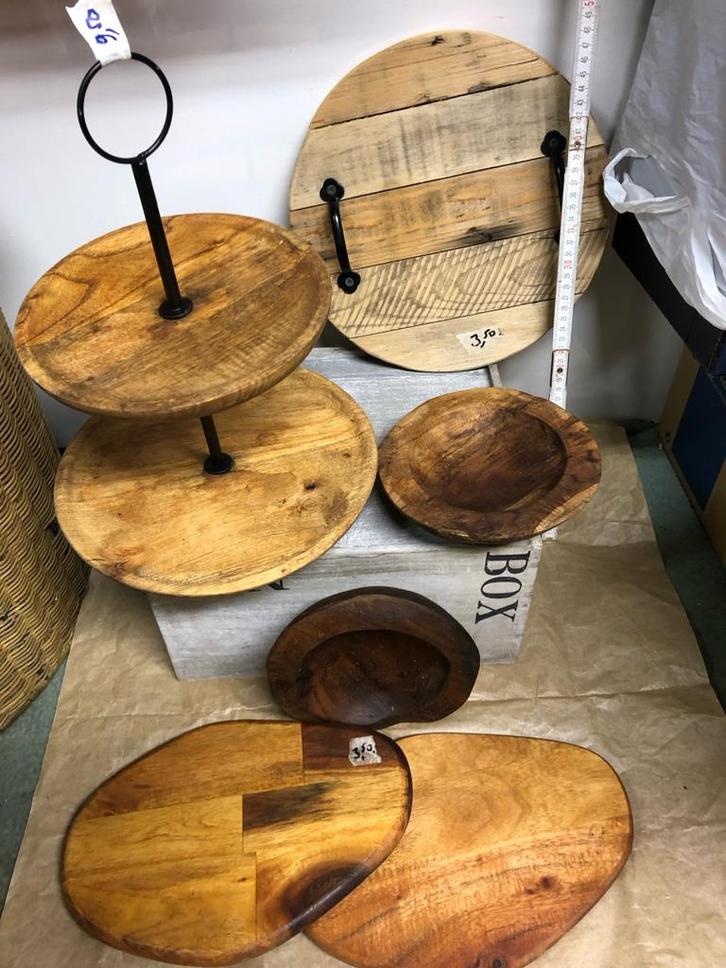 Wie houdt van hout…, Huis en Inrichting, Woonaccessoires | Etagères, Zo goed als nieuw, Ophalen of Verzenden