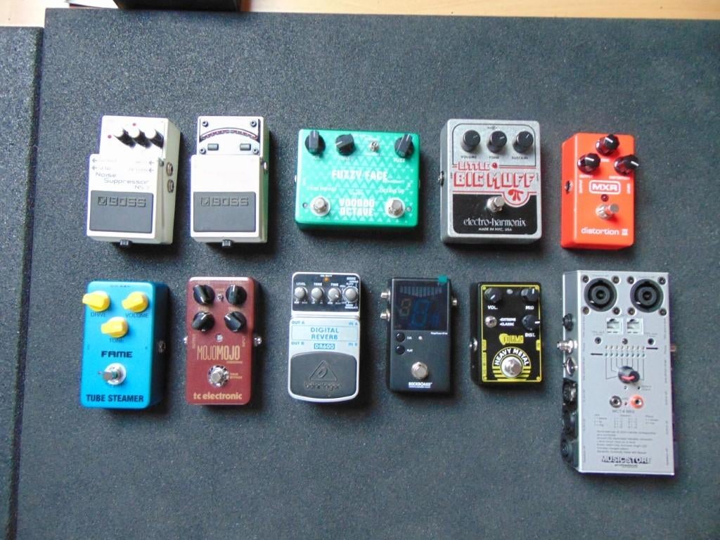 verschillende gitaar effecten pedalen Boss, , MXR , enz ., Ophalen of Verzenden, Nieuw, Delay of Echo