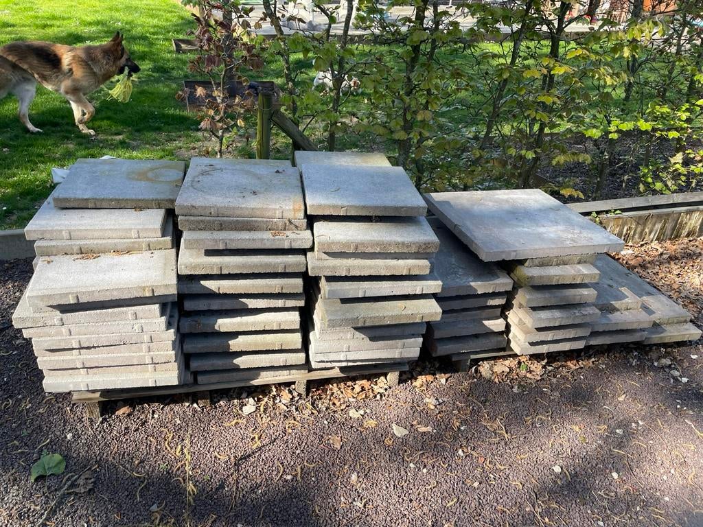 Terrastegel of oprit, Ophalen, Zo goed als nieuw