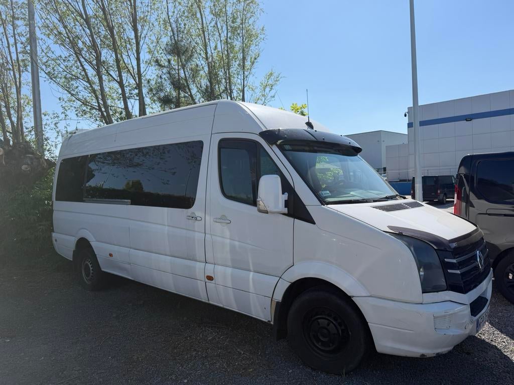 Volkswagen Crafter 2l 136pk export 9zit, Euro 5, Zwart, Volkswagen, Wit
