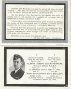 Gesneuvelde 1940-1945 Albert De Cruyenaere Burma 1943, Verzamelen, Bidprentjes en Rouwkaarten, Ophalen