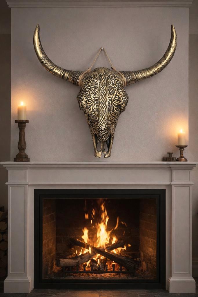 Skull excl., Maison & Meubles, Cheminées, Enlèvement ou Envoi