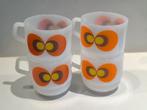 Peacock/pauwenoog tassen, jaren 60 -70, Ophalen of Verzenden, Glas