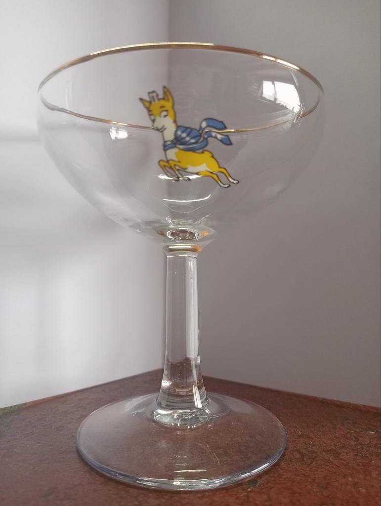 Babycham glazen, Verzamelen, Glas en Drinkglazen, Ophalen
