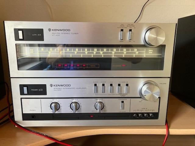 Kenwood kt 400 tuner en ka 300 versterker, stereo, vintage, Audio, Tv en Foto, Versterkers en Ontvangers, Gebruikt, Stereo, Minder dan 60 watt