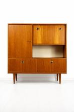 Prachtige vintage teak barkast, Huis en Inrichting, Kasten | Buffetkasten, Ophalen, Gebruikt, 100 tot 150 cm, Met deur(en)