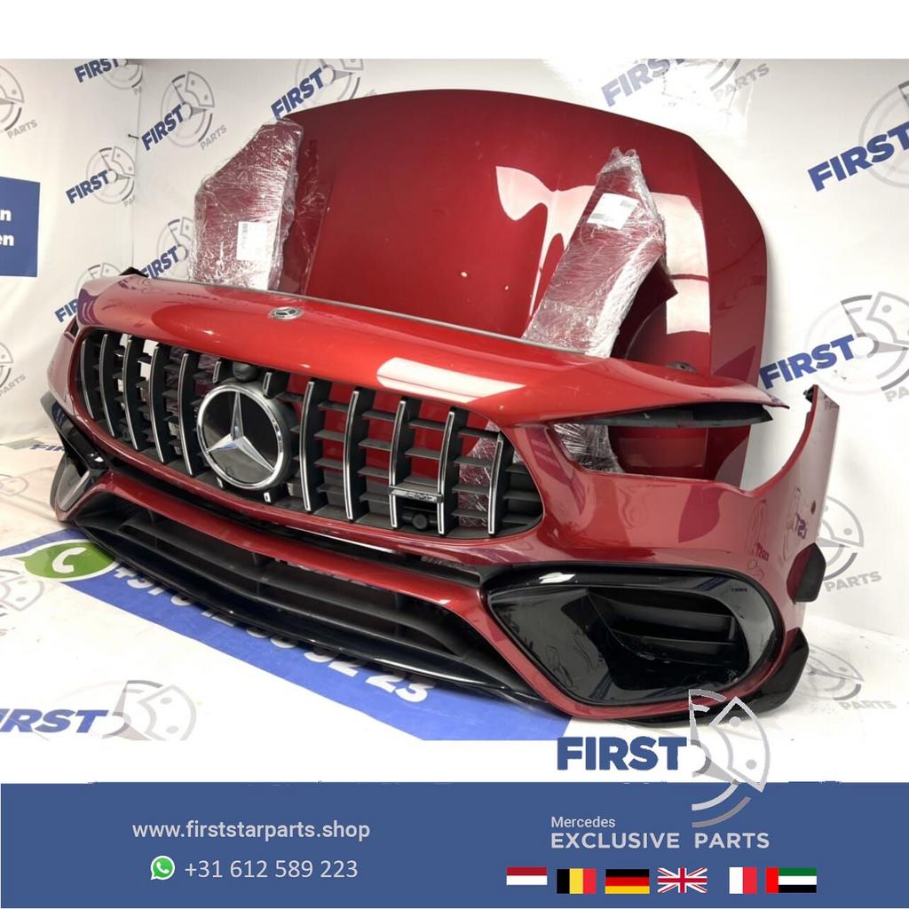 W118 C118 CLA45S AMG VOORKOP ROOD 2018-2024 origineel Merced, Gebruikt, -, Voor, Ophalen of Verzenden