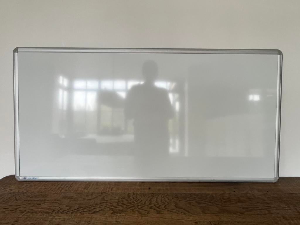 Whiteboard, Zakelijke goederen, Kantoor en Winkelinrichting | Kantoorartikelen, Ophalen, Nieuw zonder verpakking, Wandsysteem