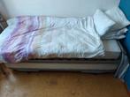 Bed met onderschuifbaar logeerbed, Ophalen, Gebruikt, 90 cm, Eenpersoons