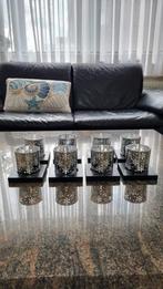 Prachtige theelichthouders met houten houders (Nieuw), Ophalen of Verzenden