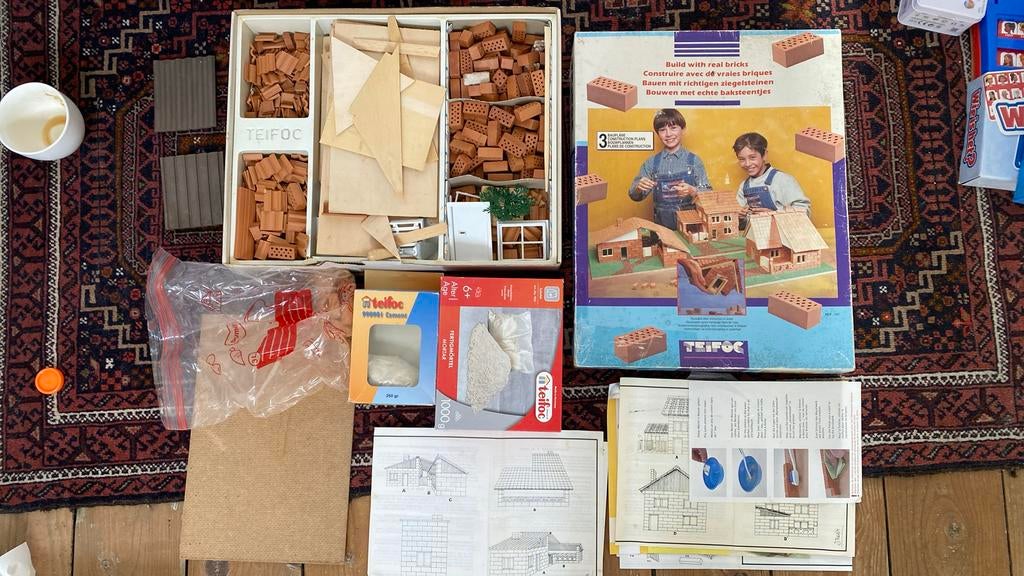 Teifoc nieuwe mortel + Assortiment om een huis te bouwen, Ophalen, Nieuw, Bouwen