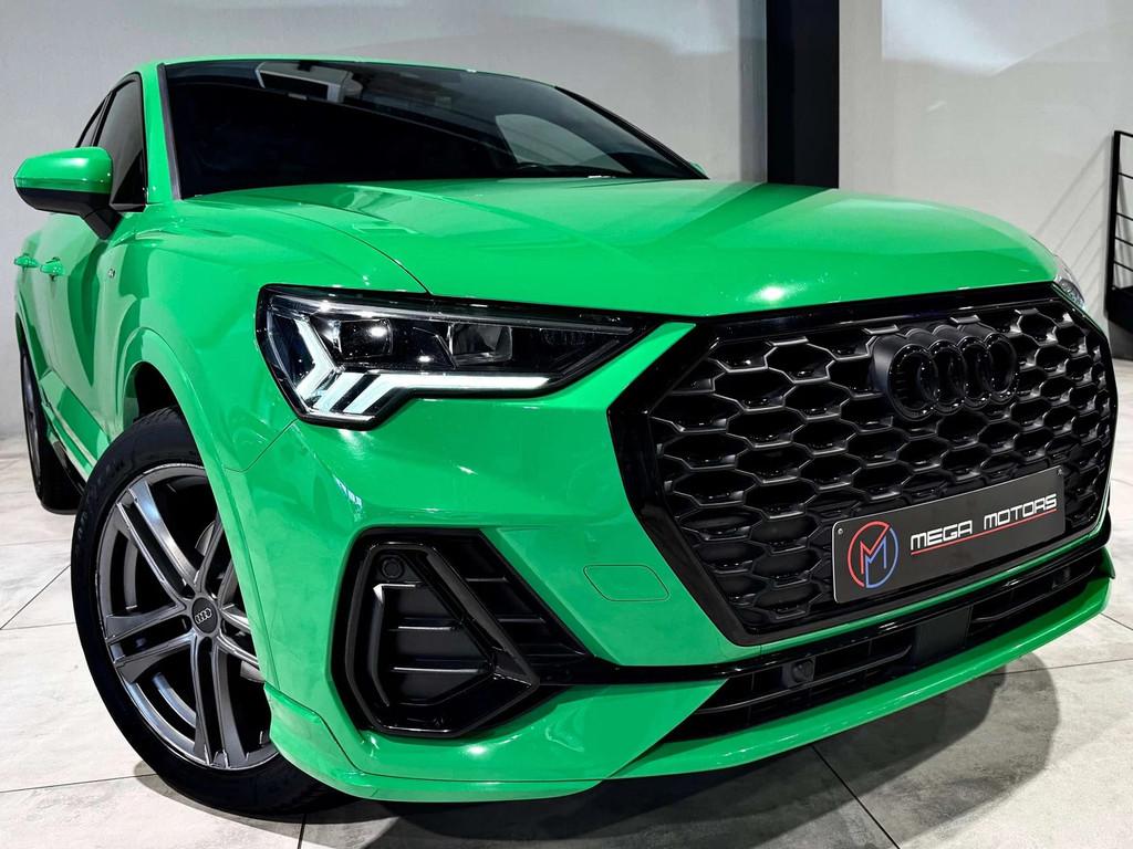 Audi Q3 Sportback 35TDi 150CV S-LiNE" BAUTO CUiR CARPLAY TVA, Automaat, Gebruikt, 4 cilinders, 1655 kg