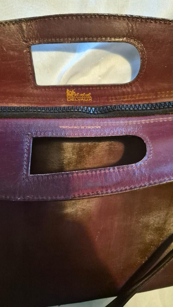 Delvaux vintage handtas, Enlèvement ou Envoi, Comme neuf, Autres couleurs, Autres types