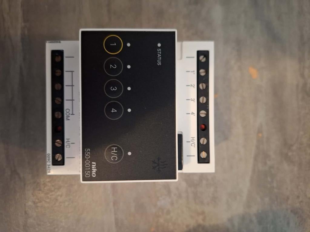 Niko Home Control Verwarming/Koeling Module (550-00150), Bricolage & Construction, Électricité & Câbles, Enlèvement