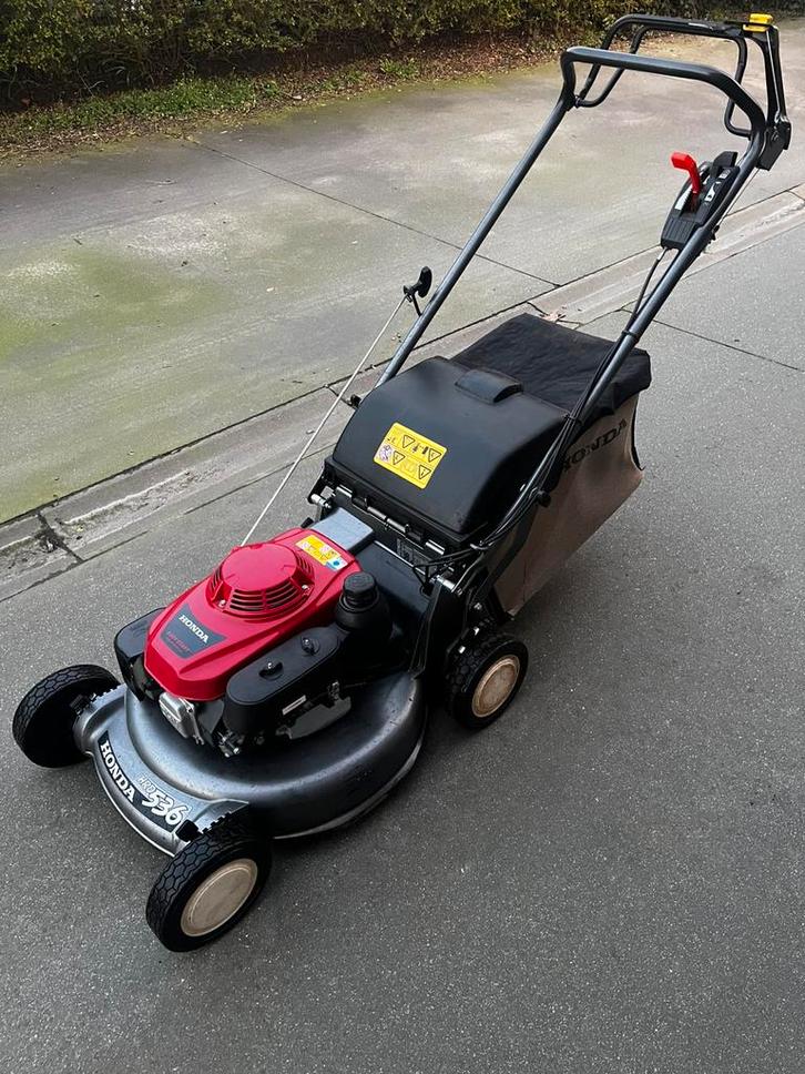 Honda HRD 536, Tuin en Terras, Grasmaaiers, Zo goed als nieuw, Benzine-grasmaaier, 50 cm of meer, Cirkelmaaier, Opvangzak, Ophalen