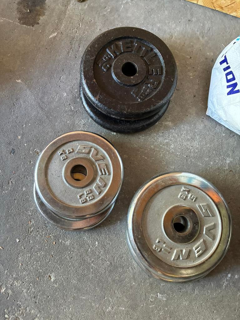 Kit de poids et haltères, Sports & Fitness, Enlèvement, Utilisé