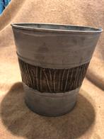 Bloempot emmer, Tuin en Terras, Ophalen, Gebruikt, Metaal