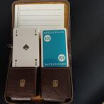 Vintage KB Kredietbank speelkaarten set in etui, Verzamelen, Ophalen of Verzenden, Zo goed als nieuw, Speelkaart(en)