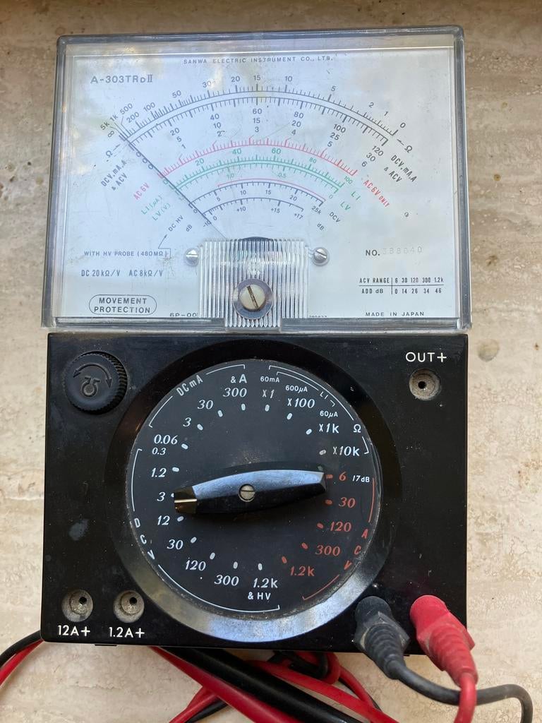 Vintage multimeter Sanwa, Enlèvement, Utilisé
