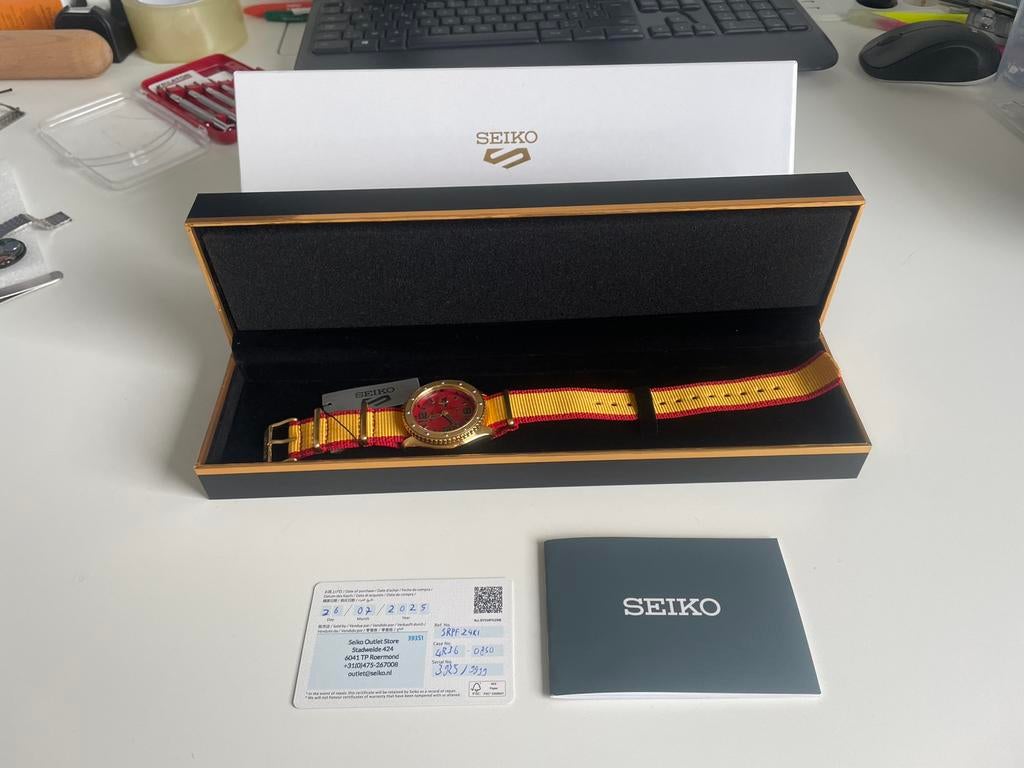 Édition limitée de Seiko 5 Sports Street Fighter V - Zangief, Enlèvement ou Envoi, Neuf, Montre-bracelet, Seiko