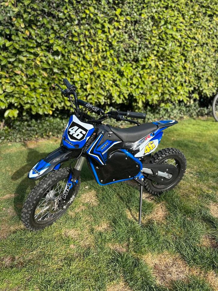 Elektrische Minibike 1500W – VR46 Look - 12/14 inch wielen, Fietsen en Brommers, Brommers | Crossbrommers, Zo goed als nieuw, Ophalen