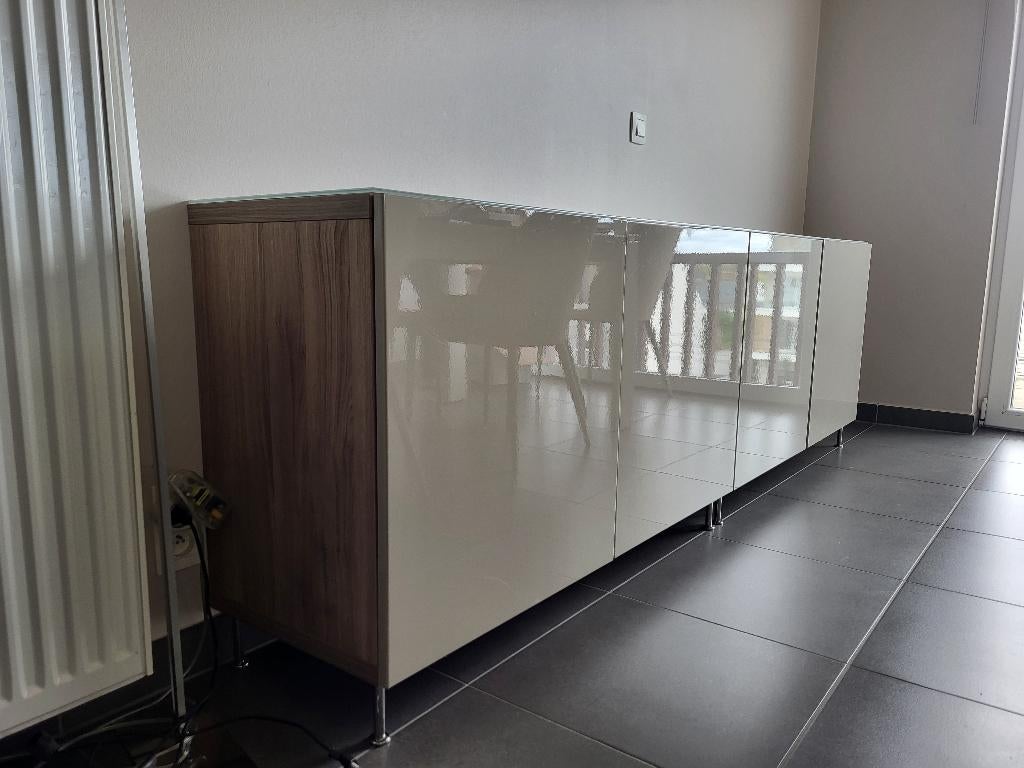 Besta buffet 240 cm en TV meubel 180 cm, Huis en Inrichting, Kasten |Televisiemeubels, Zo goed als nieuw, Minder dan 100 cm, 150 tot 200 cm