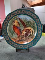 Groen bord op houten staander Limogues, Ophalen