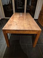 Massief teak tafel, Huis en Inrichting, Tafels | Eettafels, Ophalen