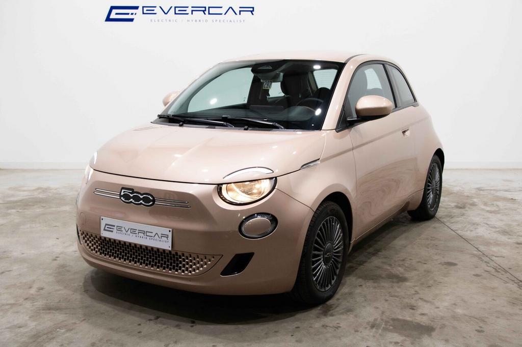 Fiat 500e ICON 42 kW **CAMERA*CARPLAY*DAB**, 87 kW, Euro 6, 0 kg, Grijs