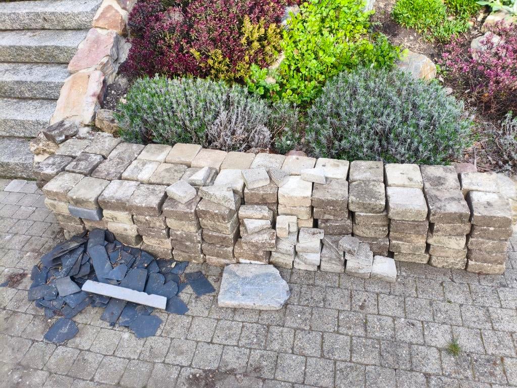 Klinkers 14x14x6 cm: 170 pièces (3m² environ), Jardin & Terrasse, Pavé & Dalles