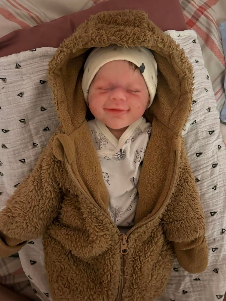 Silicone reborn baby (prijs bespreekbaar), Ophalen of Verzenden, Zo goed als nieuw