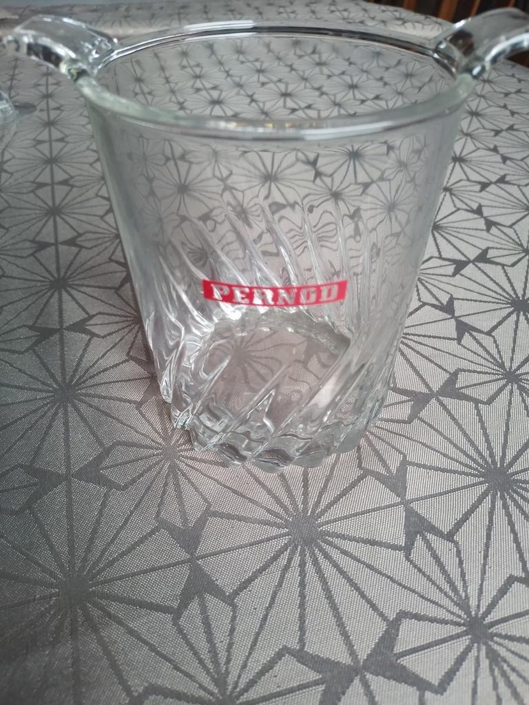 Ijsemmer Pernod, Ophalen of Verzenden, Zo goed als nieuw, Glas, Glas of Glazen