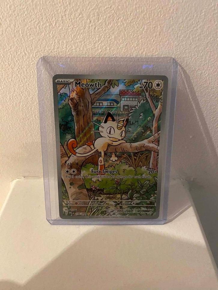 Meowth Phantasmal flames, Hobby en Vrije tijd, Verzamelkaartspellen | Pokémon, Nieuw, Losse kaart, Ophalen of Verzenden