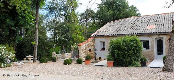 Gîte aan Rivier Zuid West Frankrijk, 2à5 pers, Vakantie, Vakantiehuizen | Frankrijk, Dordogne, Boerderij of Cottage, Dorp, Aan meer of rivier
