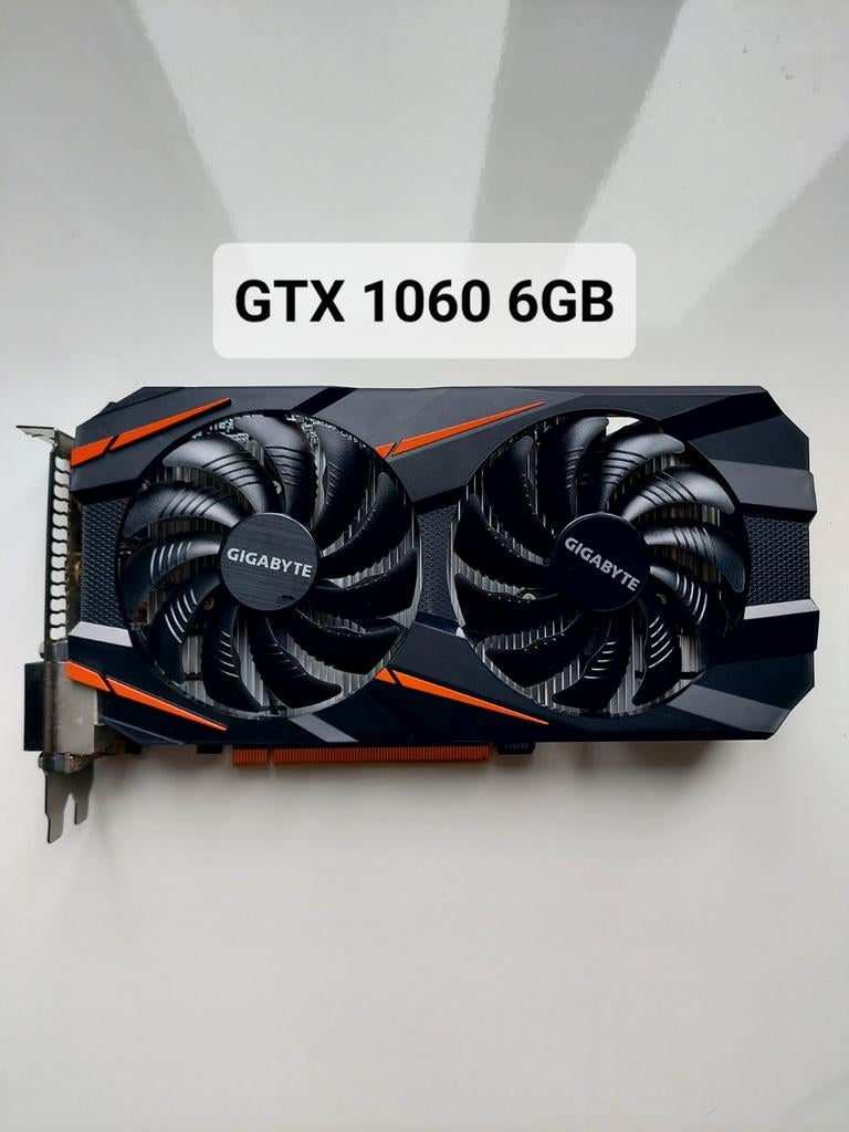 Gigabyte Nvidia GeForce GTX 1060 6GB, Computers en Software, Videokaarten, Gebruikt, Nvidia, PCI-Express 3.0, GDDR5, HDMI, DisplayPort