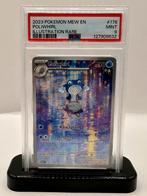 POLIWHIRL #176 - MEW (151) - ENG - IR - PSA 9, Ophalen of Verzenden, Nieuw, Losse kaart, Foil