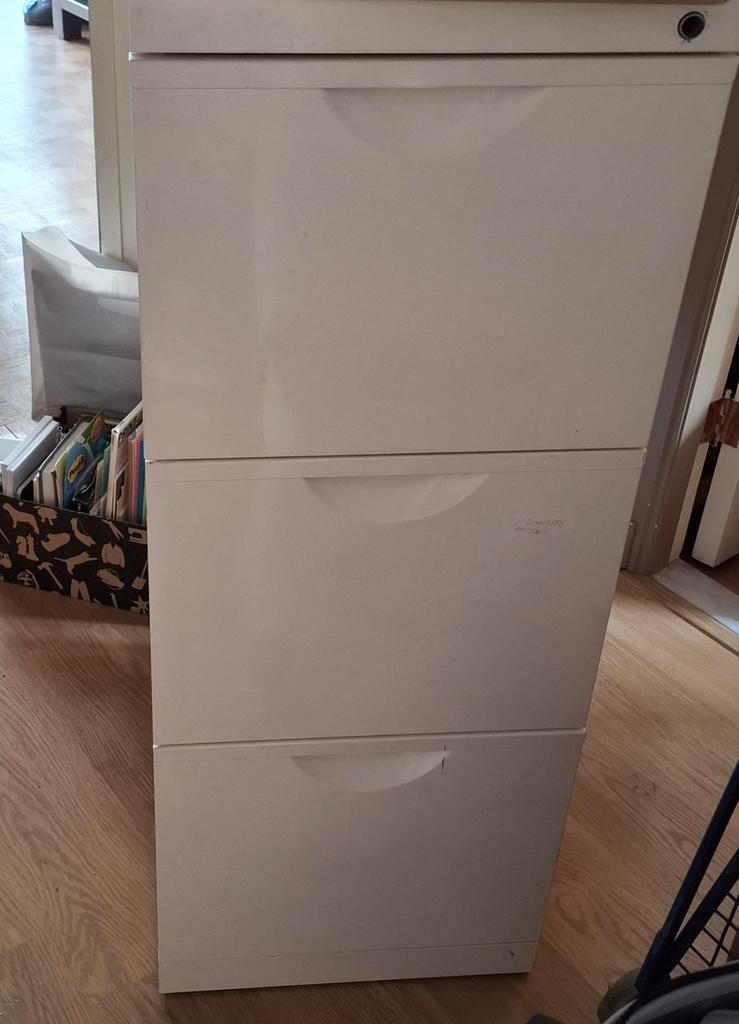 Meuble 3 tiroirs pour dossiers suspendus, Enlèvement, Utilisé